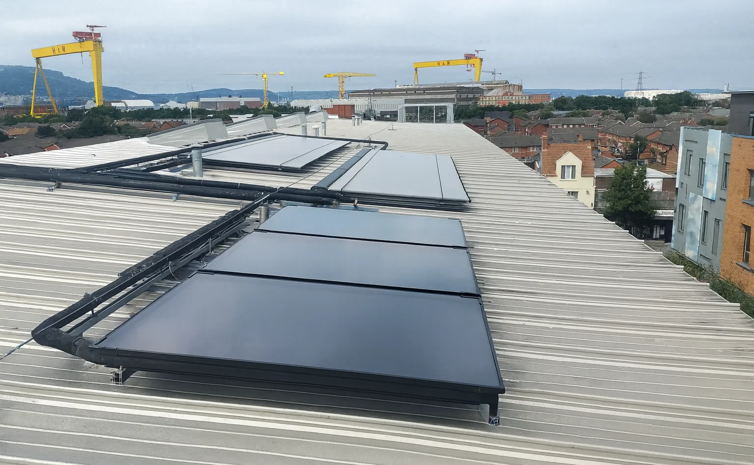 On Roof Solar Thermal Systems