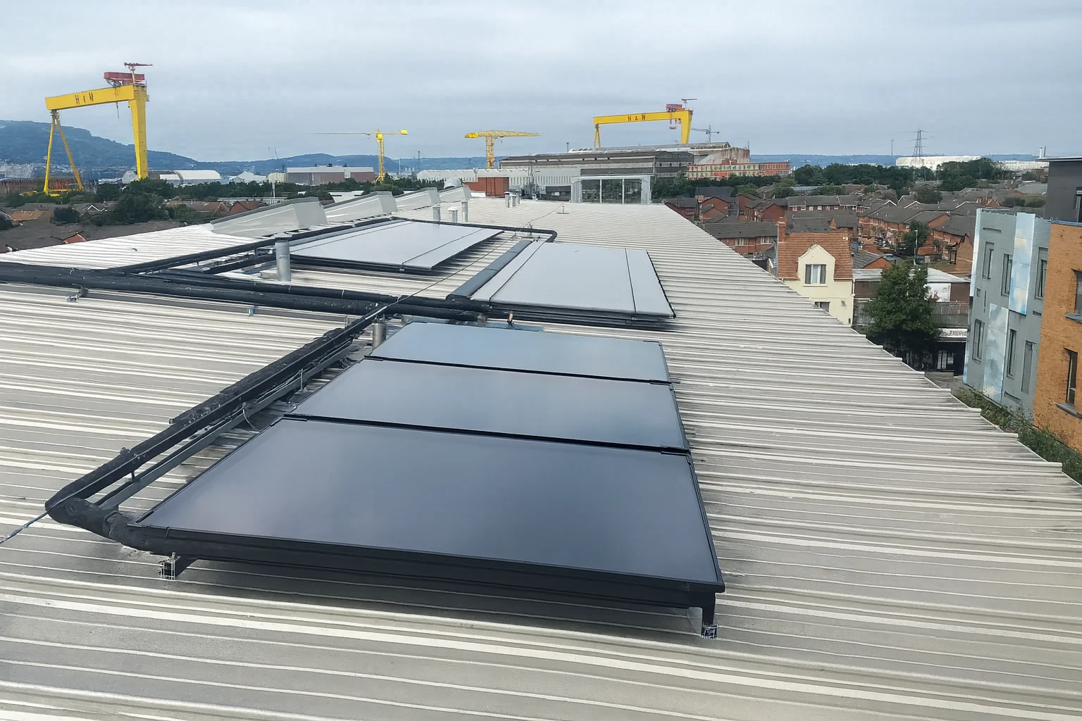 On Roof Solar Thermal Systems